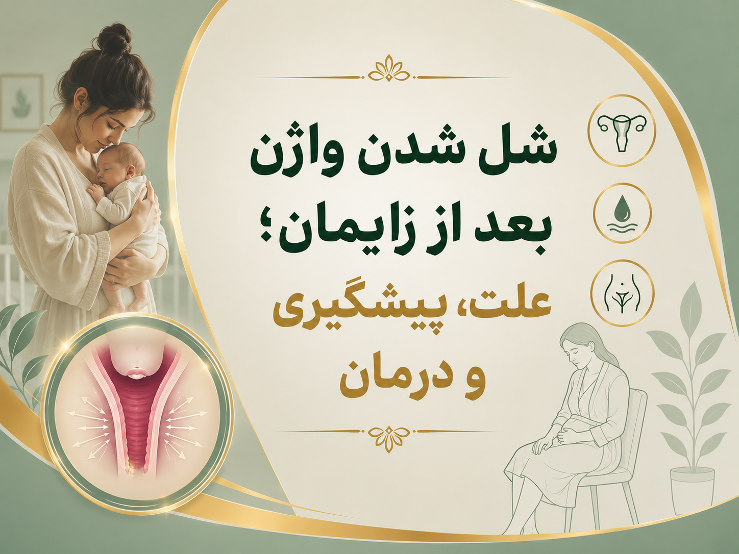 شل شدن واژن بعد از زایمان؛ علت، پیشگیری و درمان