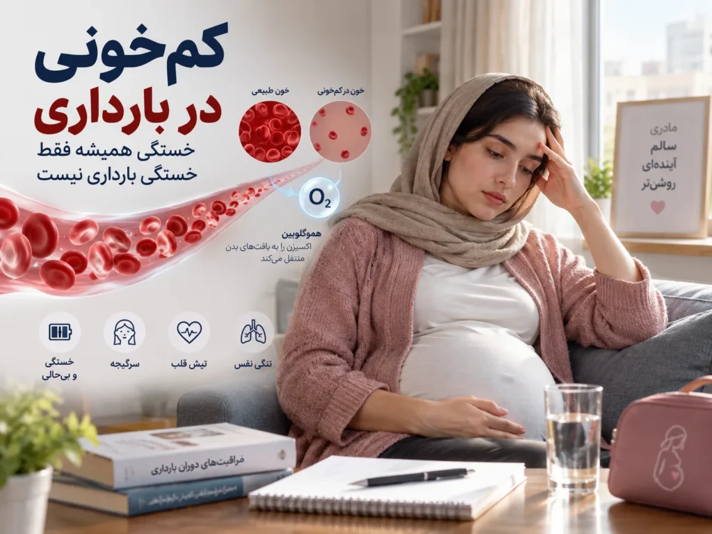 کم‌خونی در بارداری؛ علائم، تغذیه و درمان