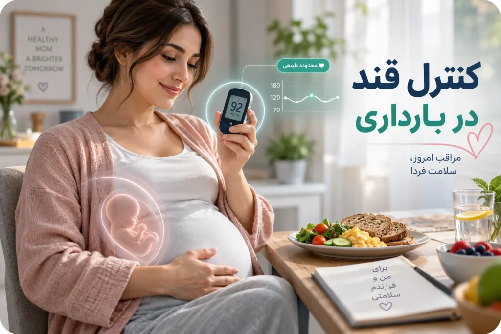 دیابت بارداری چیست؟ علائم، تغذیه و کنترل قند خون