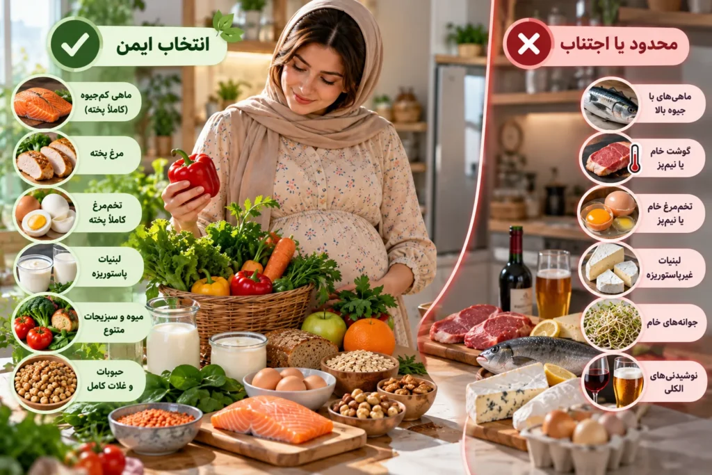 تغذیه سه ماهه سوم بارداری؛ چه غذاهایی مفیدترند؟