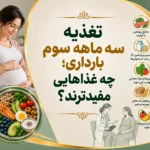 تغذیه سه ماهه سوم بارداری؛ چه غذاهایی مفیدترند؟