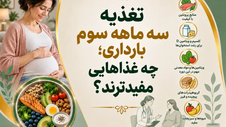 تغذیه سه ماهه سوم بارداری؛ چه غذاهایی مفیدترند؟