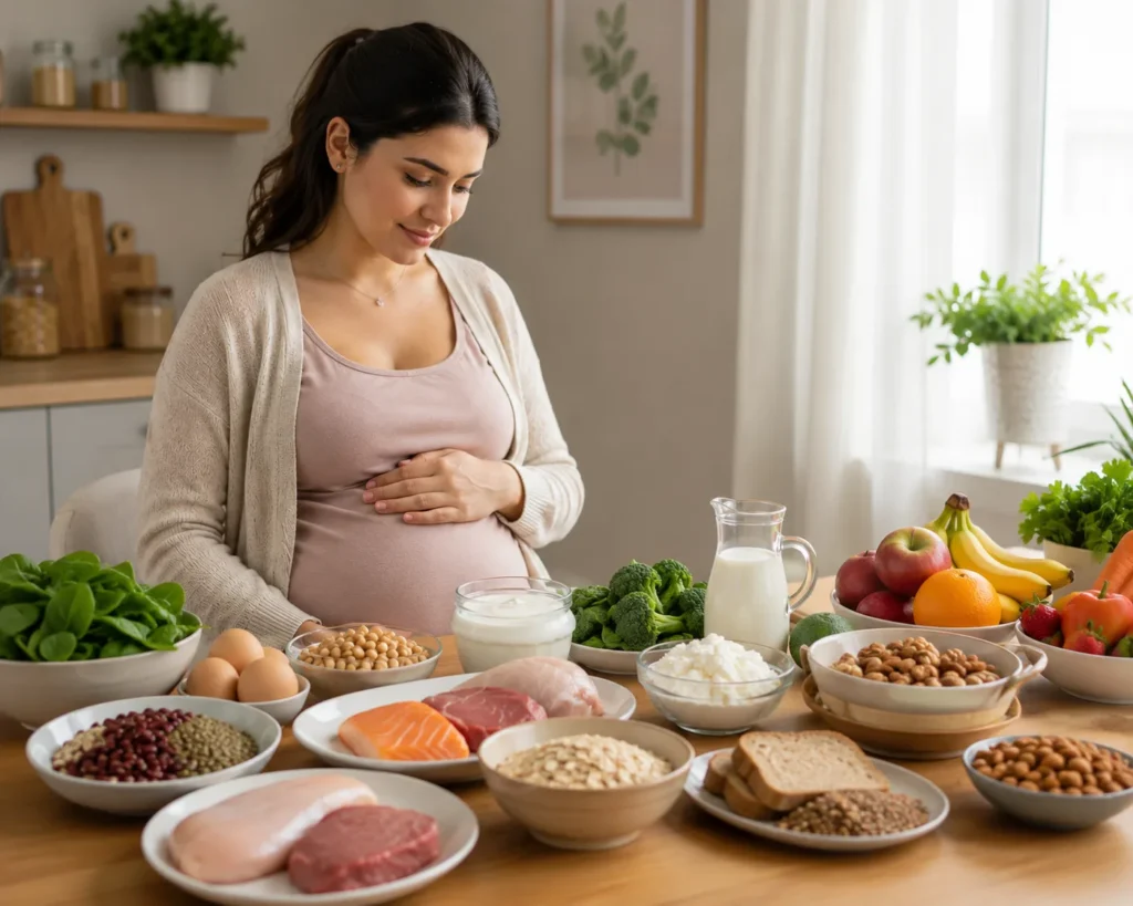 تغذیه سه ماهه اول بارداری؛ چی بخوریم؟
