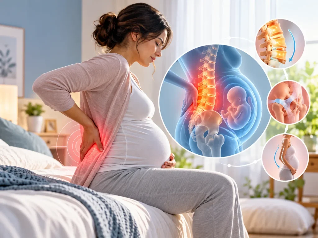 کمردرد در بارداری چرا ایجاد میشود؟